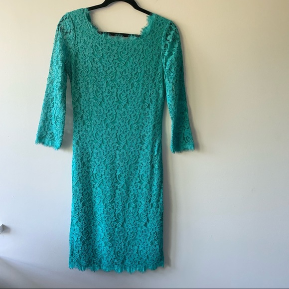Diane Von Furstenberg Zarita Long Lace Dress - Picture 3 of 6